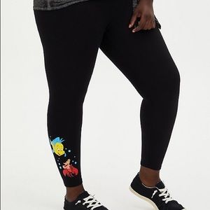 Torrid capri Little Mermaid leggings size 2